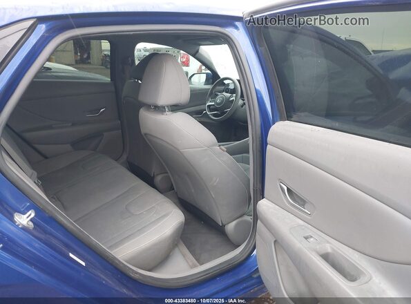 KMHLS4AG7MU212768 2021 HYUNDAI ELANTRA Blue Vista de la etiqueta del VIN