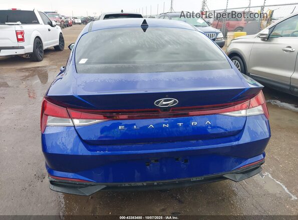 KMHLS4AG7MU212768 2021 HYUNDAI ELANTRA Blue 
