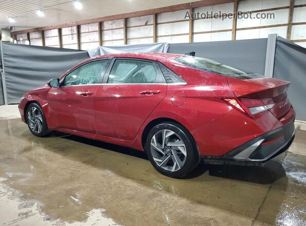 KMHLS4DG9SU934509 2025 HYUNDAI ELANTRA Red Trasero izquierdo