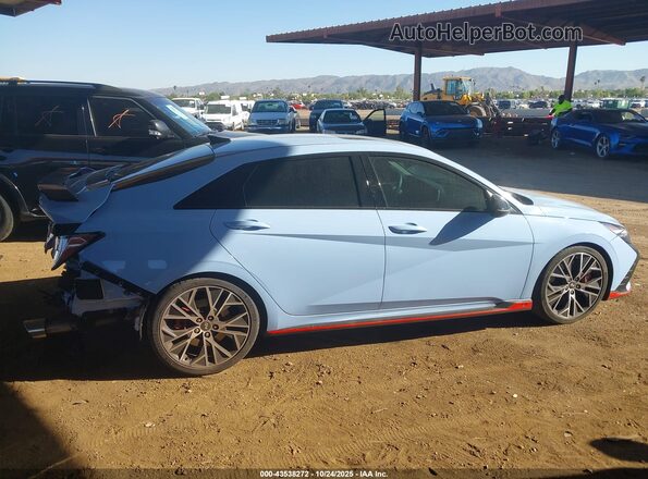 KMHLW4AK6NU004441 2022 HYUNDAI ELANTRA N Синий Панорамный вид салона 360°