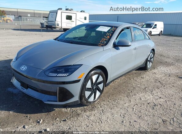 KMHM24AB8PA046503 2023 HYUNDAI IONIQ 6 Blue Передня ліва чверть