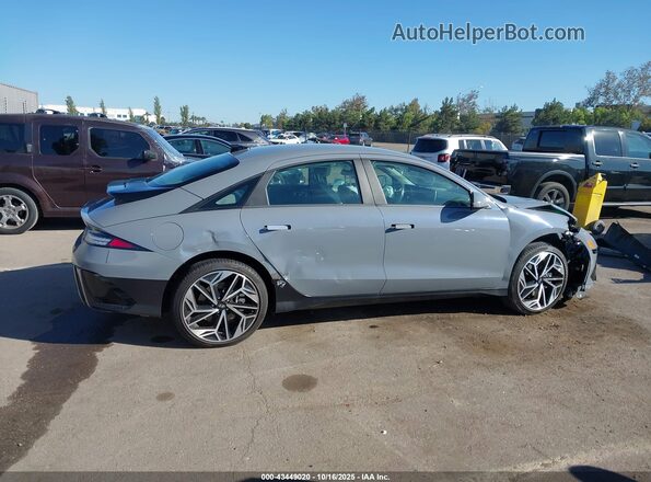 KMHM34AA4RA079909 2024 HYUNDAI IONIQ 6 Gray Սալոնի հետևի տեսք