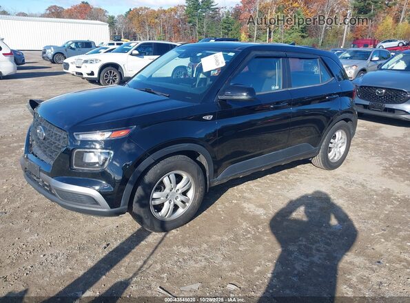 KMHRB8A32LU031641 2020 HYUNDAI VENUE Черный Передняя левая четверть