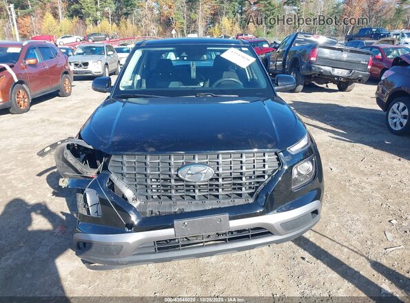 KMHRB8A32LU031641 2020 HYUNDAI VENUE Черный Вид задней части салона