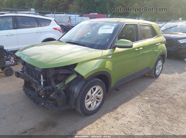 KMHRB8A39PU211320 2023 HYUNDAI VENUE Зеленый Передняя левая четверть