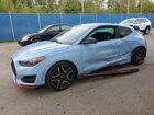 2019 Hyundai Veloster N Blue vin: KMHT36AH3KU001386