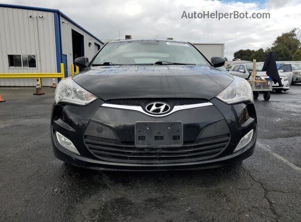 KMHTC6AD0HU309119 2017 HYUNDAI VELOSTER Black Widok z przodu