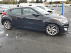 2017 Hyundai Veloster Black vin: KMHTC6AD0HU309119