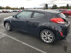 2017 Hyundai Veloster Black vin: KMHTC6AD0HU309119