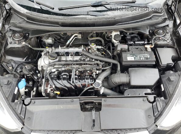 KMHTC6AD0HU309119 2017 HYUNDAI VELOSTER Black Widok wnętrza z tyłu