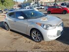 2017 Hyundai Veloster   Silver vin: KMHTC6AD3HU314329
