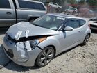 2017 Hyundai Veloster Silver vin: KMHTC6AD3HU316646