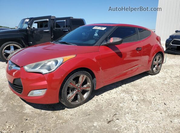KMHTC6AD4GU290959 2016 HYUNDAI VELOSTER Red უკანა მარცხენა