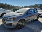 2019 Hyundai Veloster Base Gray vin: KMHTG6AF2KU009143
