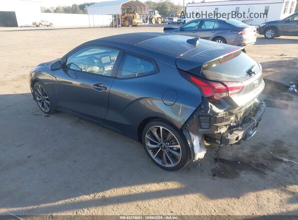 KMHTG6AF4MU032247 2021 HYUNDAI VELOSTER Серый Задняя левая четверть