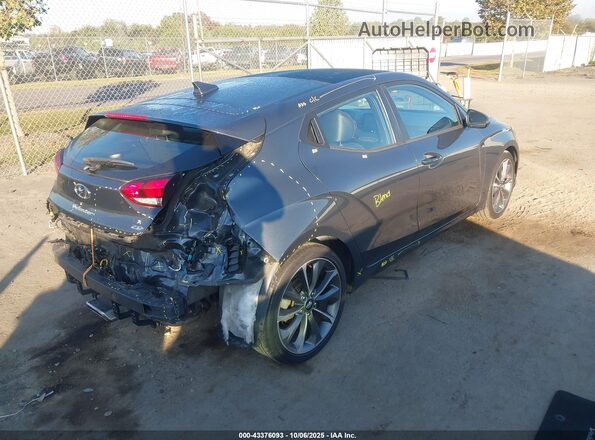 KMHTG6AF4MU032247 2021 HYUNDAI VELOSTER Серый Задняя правая четверть