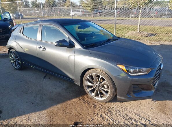 KMHTG6AF4MU032247 2021 HYUNDAI VELOSTER Серый Передняя правая четверть