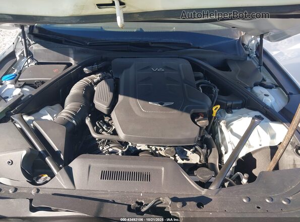 KMTFN4JE7LU337129 2020 GENESIS G80 White Vista trasera