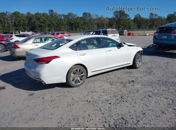 KMTFN4JE7LU337129 2020 GENESIS G80 White Trasero derecho