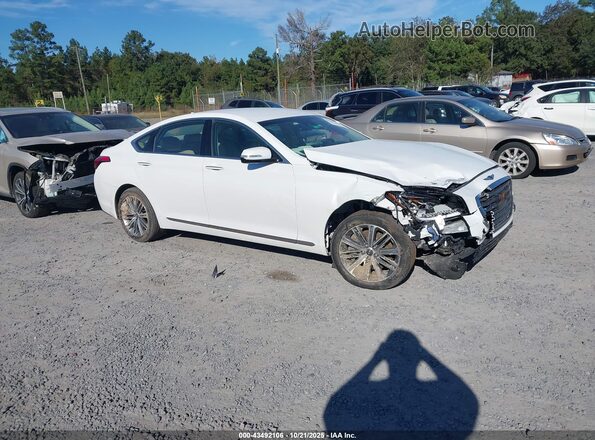 KMTFN4JE7LU337129 2020 GENESIS G80 White Delantero derecho