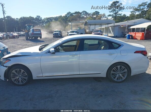 KMTFN4JE7LU337129 2020 GENESIS G80 White Vista interior de 360 grados