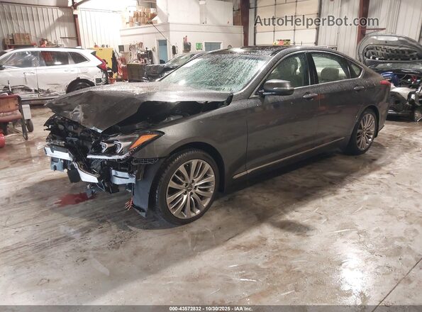 KMTFN4JF0LU334792 2020 GENESIS G80 Gray Vista tres cuartos delantera izquierda
