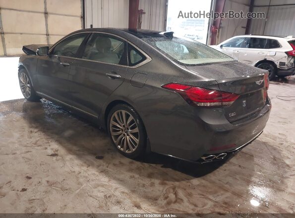 KMTFN4JF0LU334792 2020 GENESIS G80 Gray Trasero izquierdo