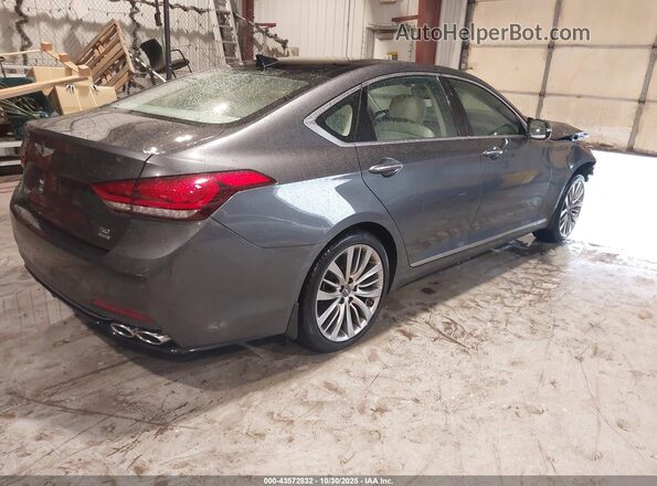 KMTFN4JF0LU334792 2020 GENESIS G80 Gray Trasero derecho