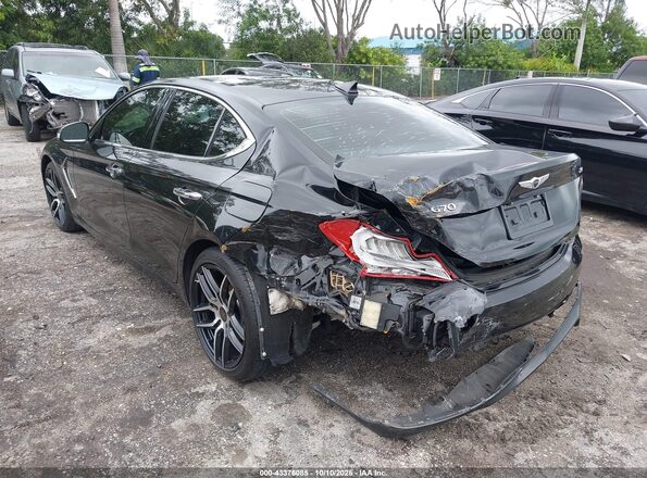 KMTG34LA2LU062788 2020 GENESIS G70 Черный Задняя левая четверть