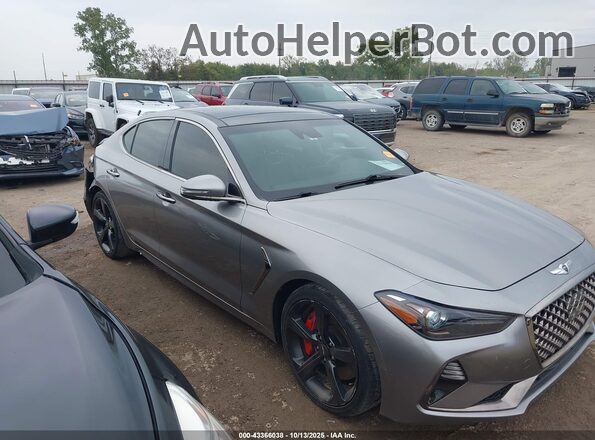 KMTG34LE0MU066553 2021 GENESIS G70 Серый Вид задней части салона