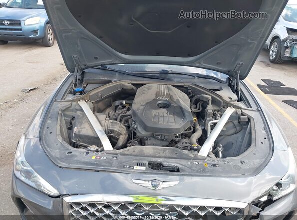 KMTG64LA3MU070293 2021 GENESIS G70 Серый Вид сзади
