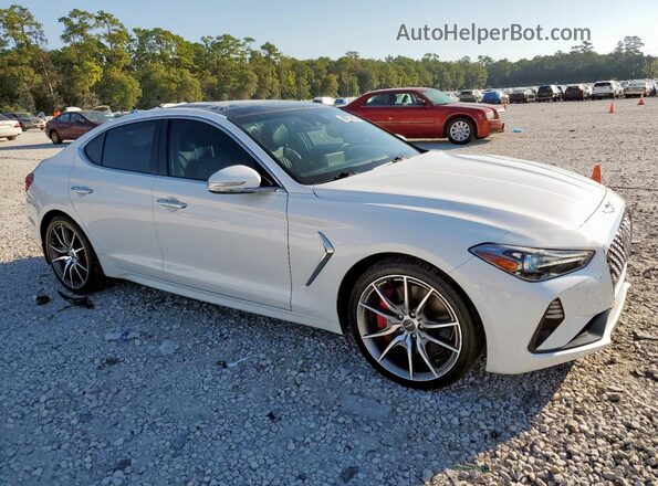 KMTG74LE8MU070371 2021 GENESIS G70 Белый Передняя правая четверть