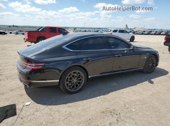 KMTGB4SCXMU046359 2021 GENESIS G80 Черный Задняя правая четверть