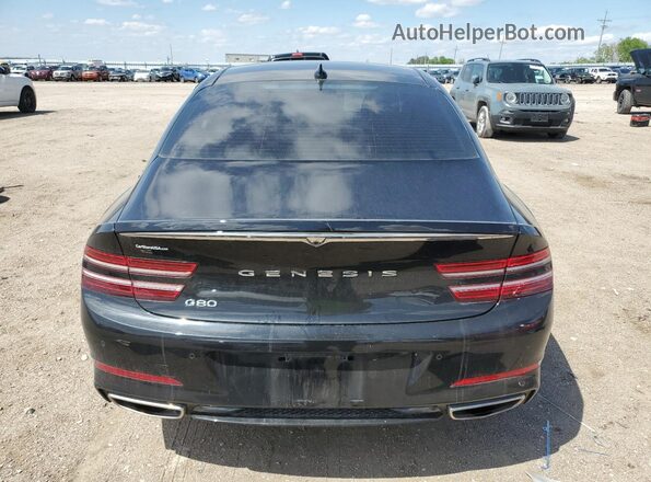 KMTGB4SCXMU046359 2021 GENESIS G80 Черный Вид сзади