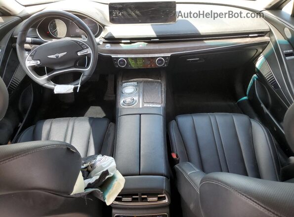 KMTGB4SCXMU046359 2021 GENESIS G80 Черный Вид панели приборов
