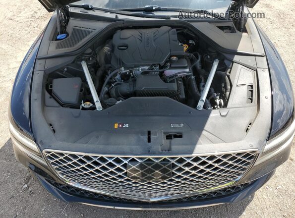 KMTGB4SCXMU046359 2021 GENESIS G80 Черный Вид задней части салона