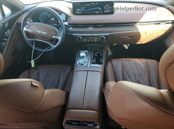 KMTGE4S19PU005148 2023 GENESIS G80 Белый Вид панели приборов