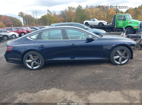 KMTGG4SD0SU282980 2025 GENESIS G80 Blue Вид задньої частини салону