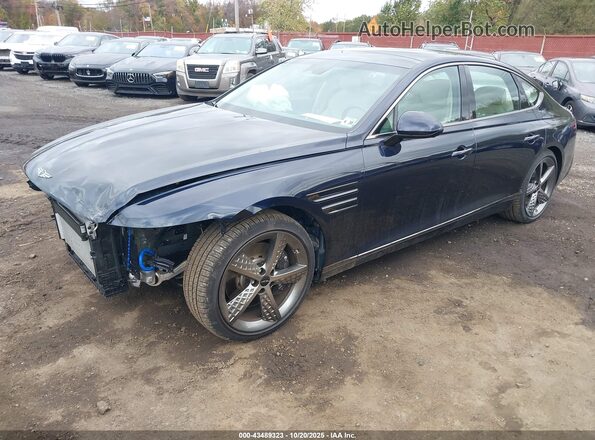KMTGG4SD0SU282980 2025 GENESIS G80 Blue Передня ліва чверть