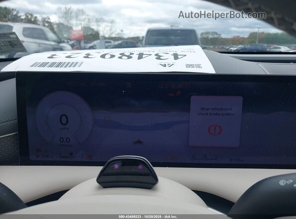 KMTGG4SD0SU282980 2025 GENESIS G80 Blue Вид задніх сидінь