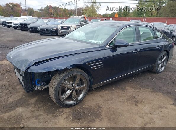 KMTGG4SD0SU282980 2025 GENESIS G80 Blue Вид спереду