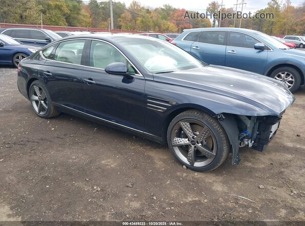 KMTGG4SD0SU282980 2025 GENESIS G80 Blue Передня права чверть