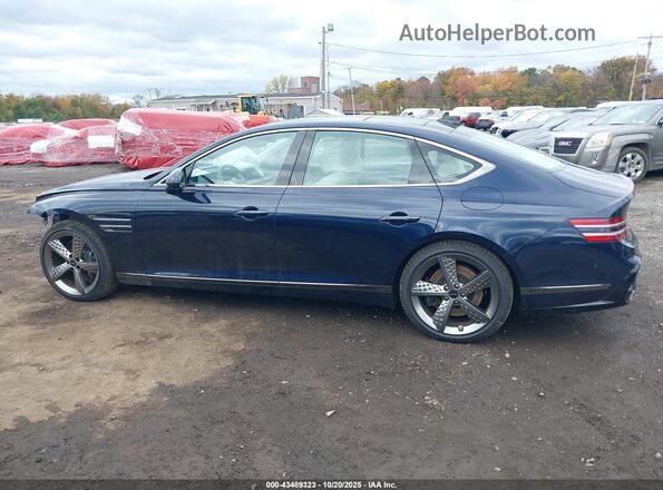KMTGG4SD0SU282980 2025 GENESIS G80 Blue Панорамний вид салону 360°
