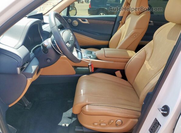 KMUHCESC0NU079570 2022 GENESIS GV80 White წინა სალონის ხედი