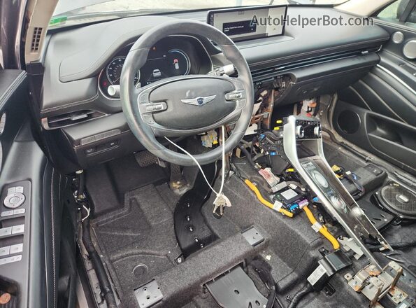 KMUHCESC2MU038579 2021 GENESIS GV80 Серый Вид панели приборов