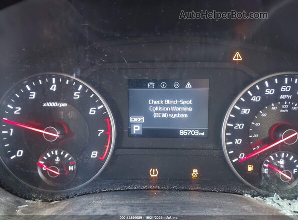 KNAE35LC3M6096724 2021 KIA STINGER Серый Вид задних сидений