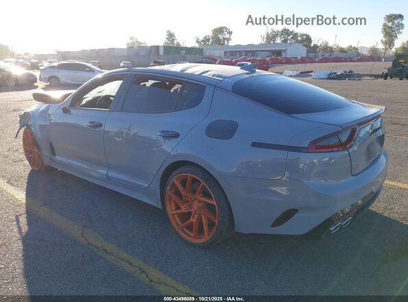 KNAE35LC3M6096724 2021 KIA STINGER Серый Задняя левая четверть