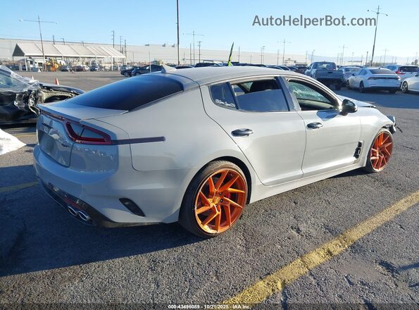 KNAE35LC3M6096724 2021 KIA STINGER Серый Задняя правая четверть