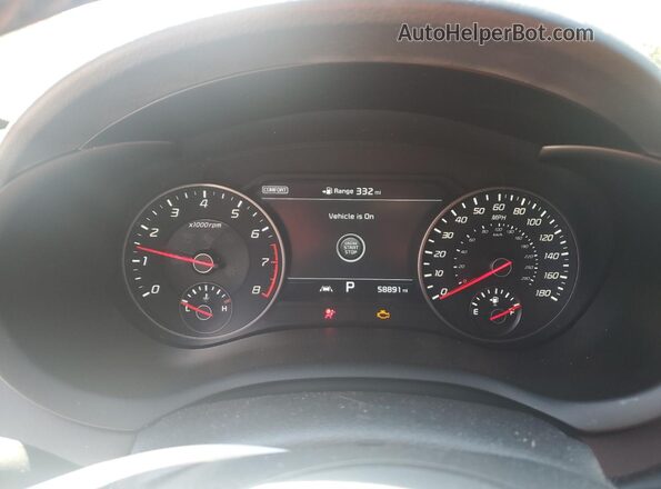 KNAE55LC6M6089857 2021 KIA STINGER Угольный Вид щитка приборов