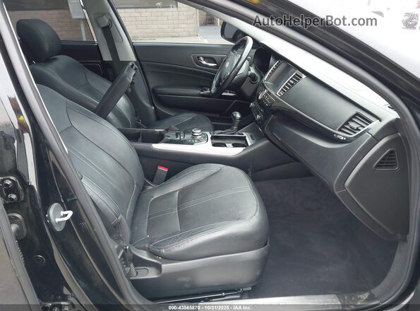 KNALT4D34H6035128 2017 KIA K900 Черный Вид салона спереди